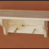 Knotty Pine Peg Shelf